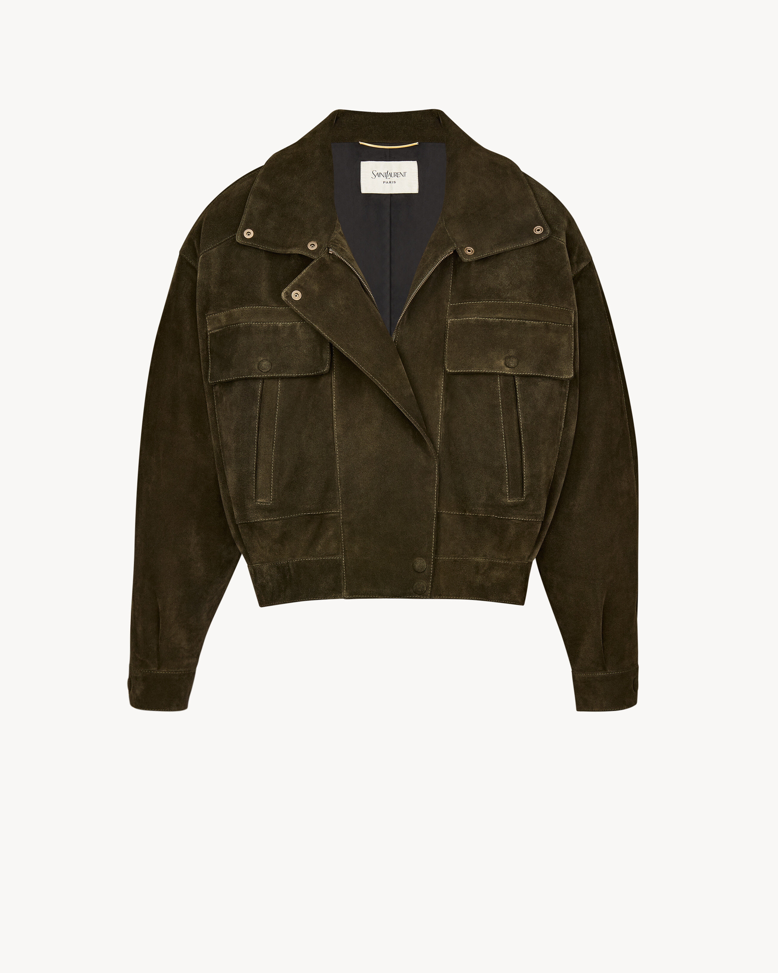 jacket in vintage split leather