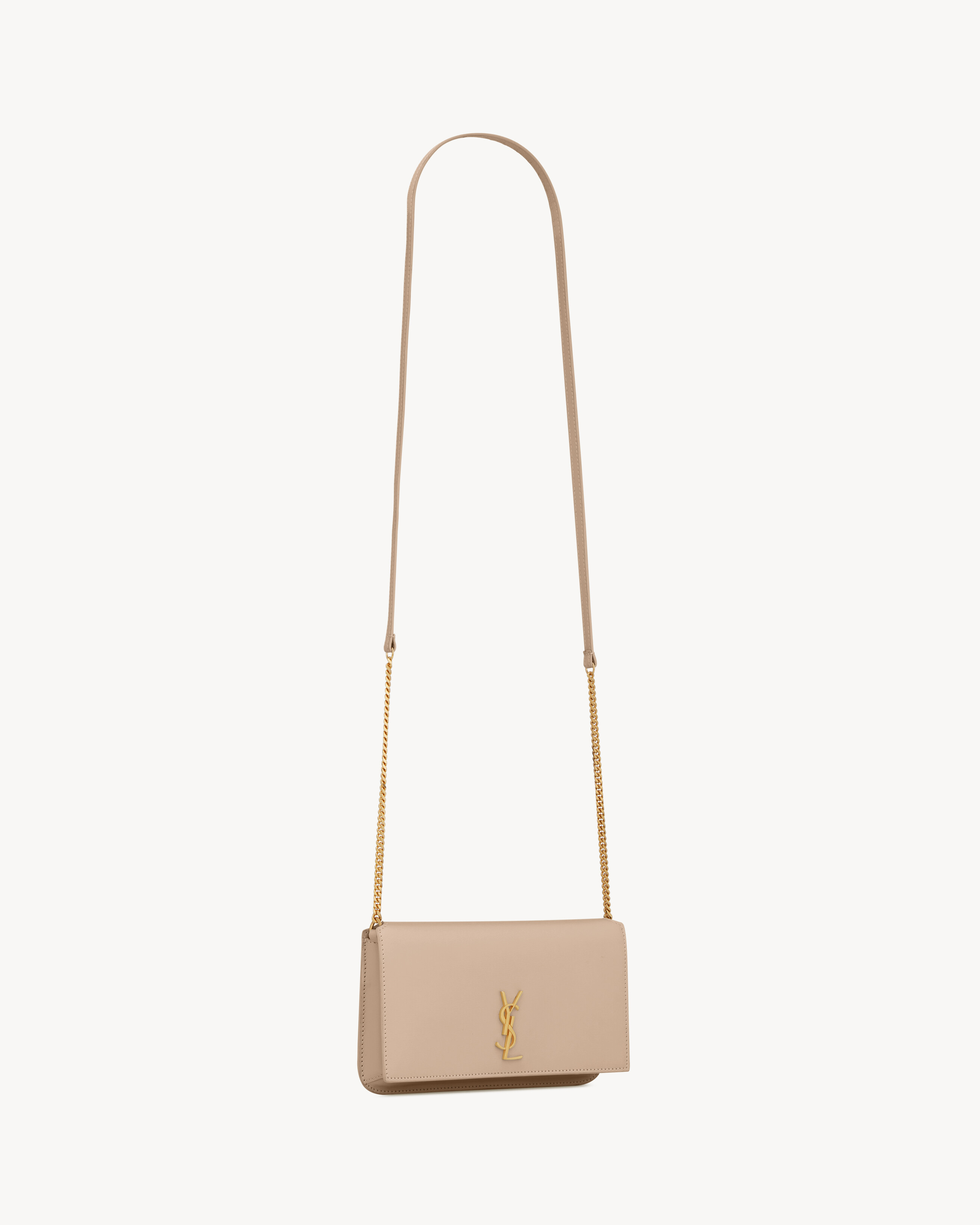 CASSANDRE phone holder in smooth leather