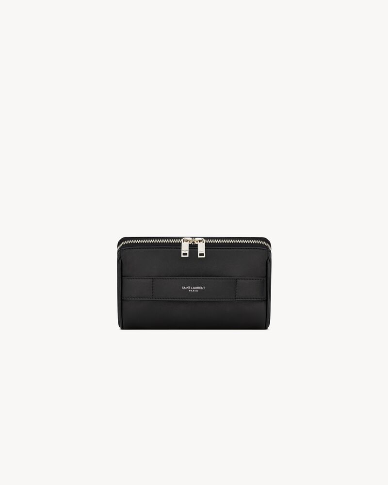 SAINT LAURENT PARIS small vanity case in smooth leather