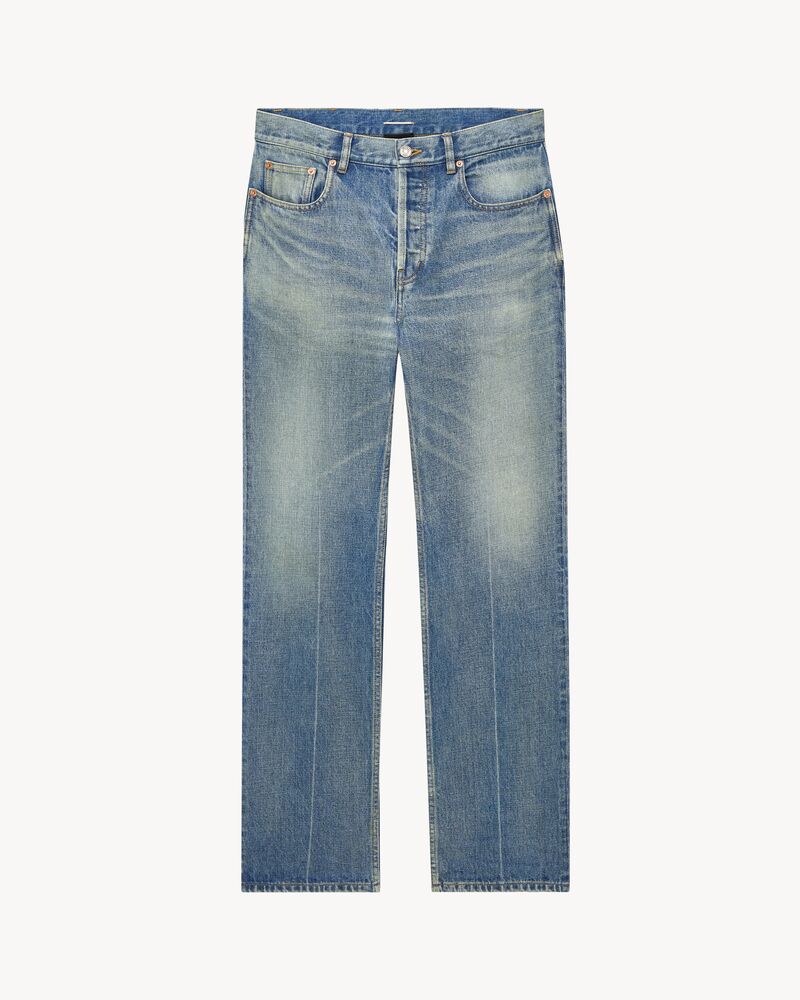 tapered mid rise jeans