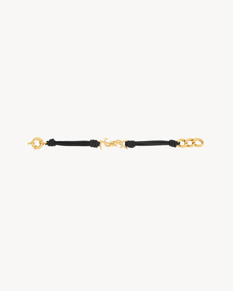 CASSANDRE MULTI-STRAND BRACELET IN LEATHER
