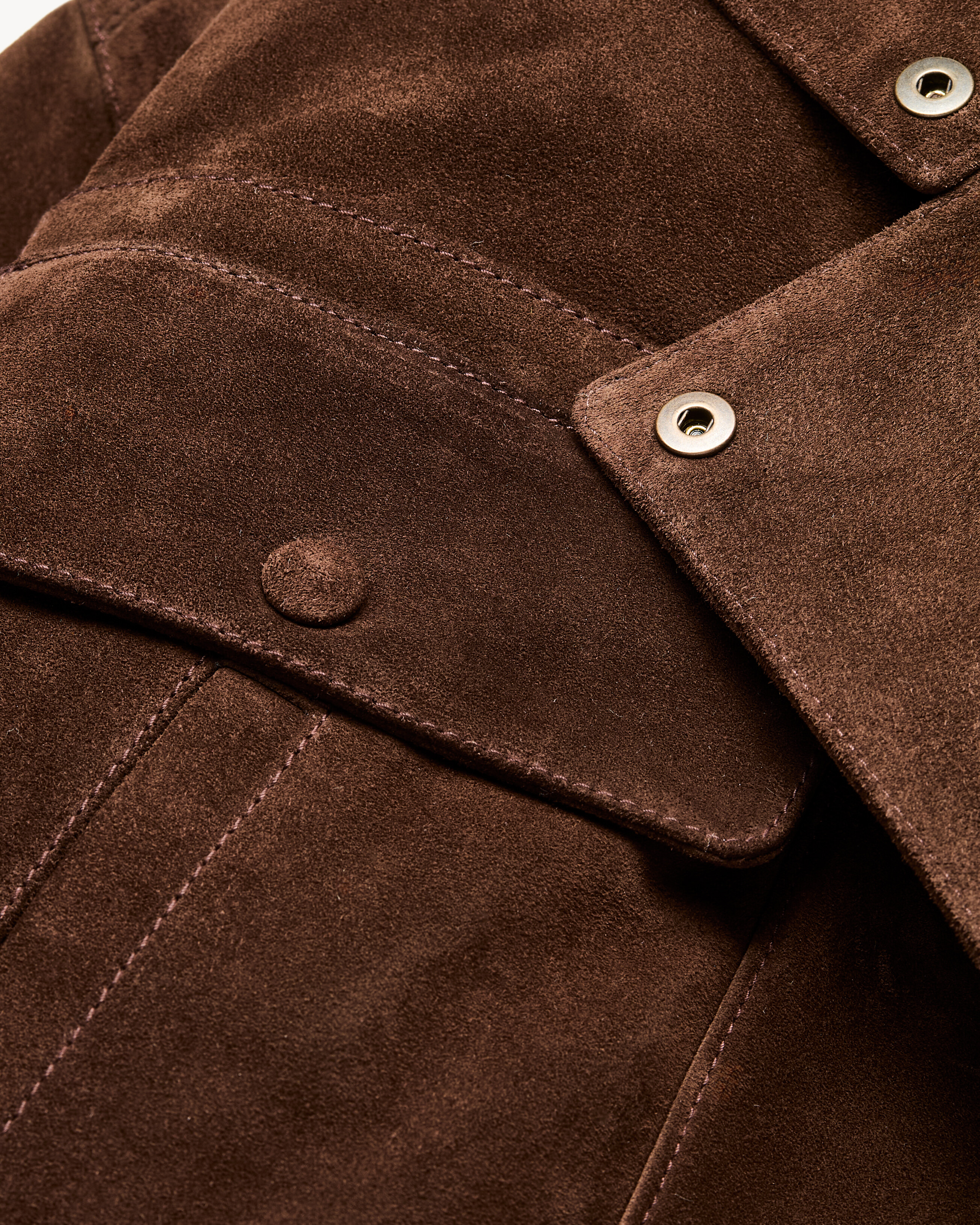 jacket in vintage split leather