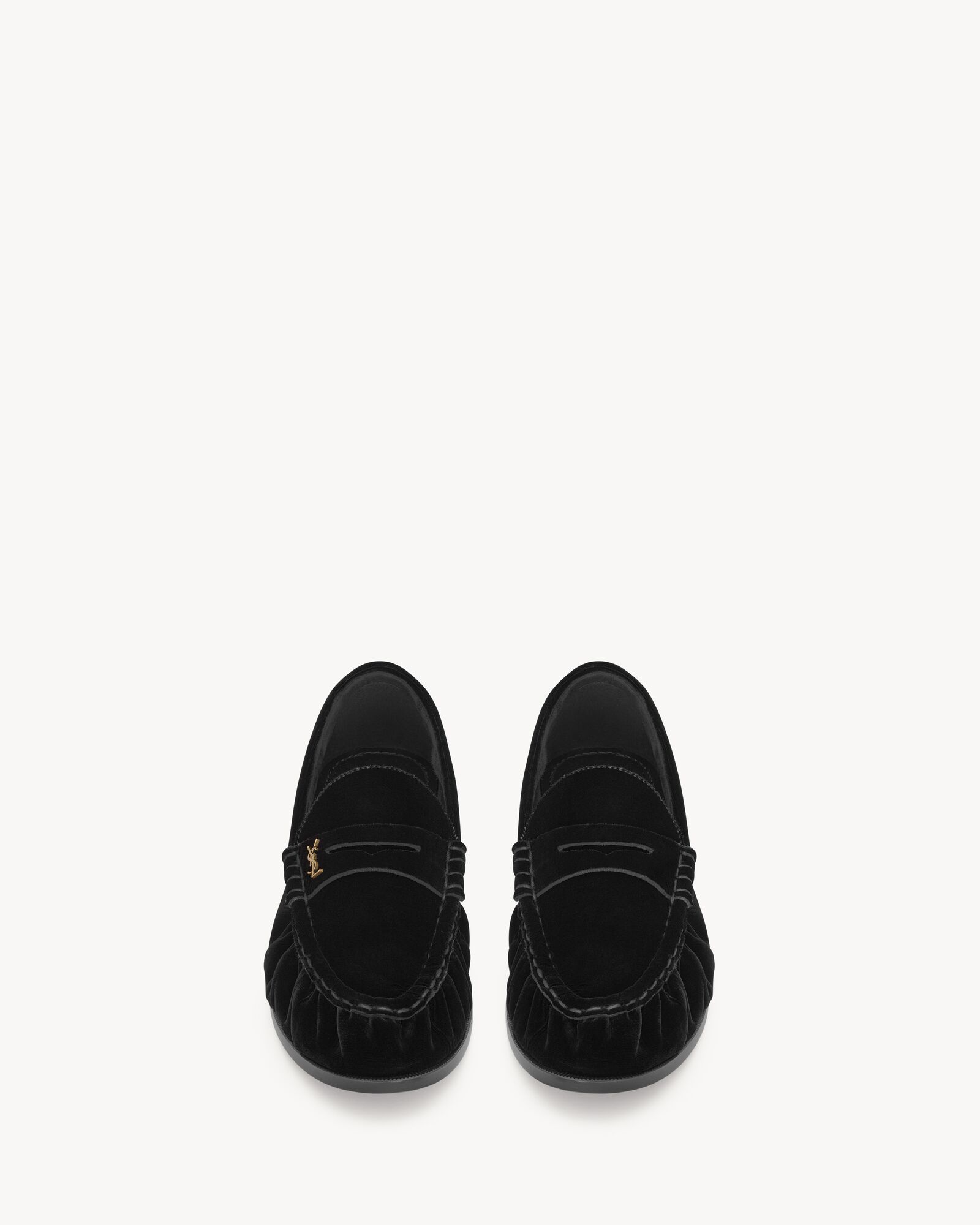 LE LOAFER supple in velvet — A00286GVOAI1000