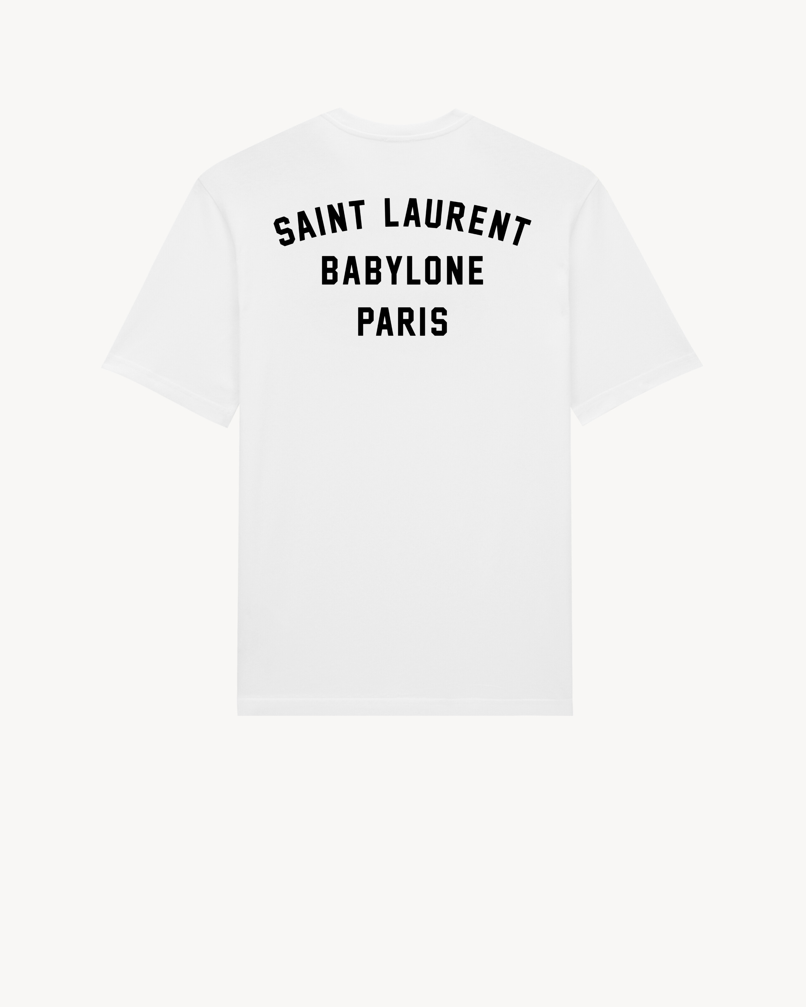 SAINT LAURENT BABYLONE ADDRESS T-SHIRT