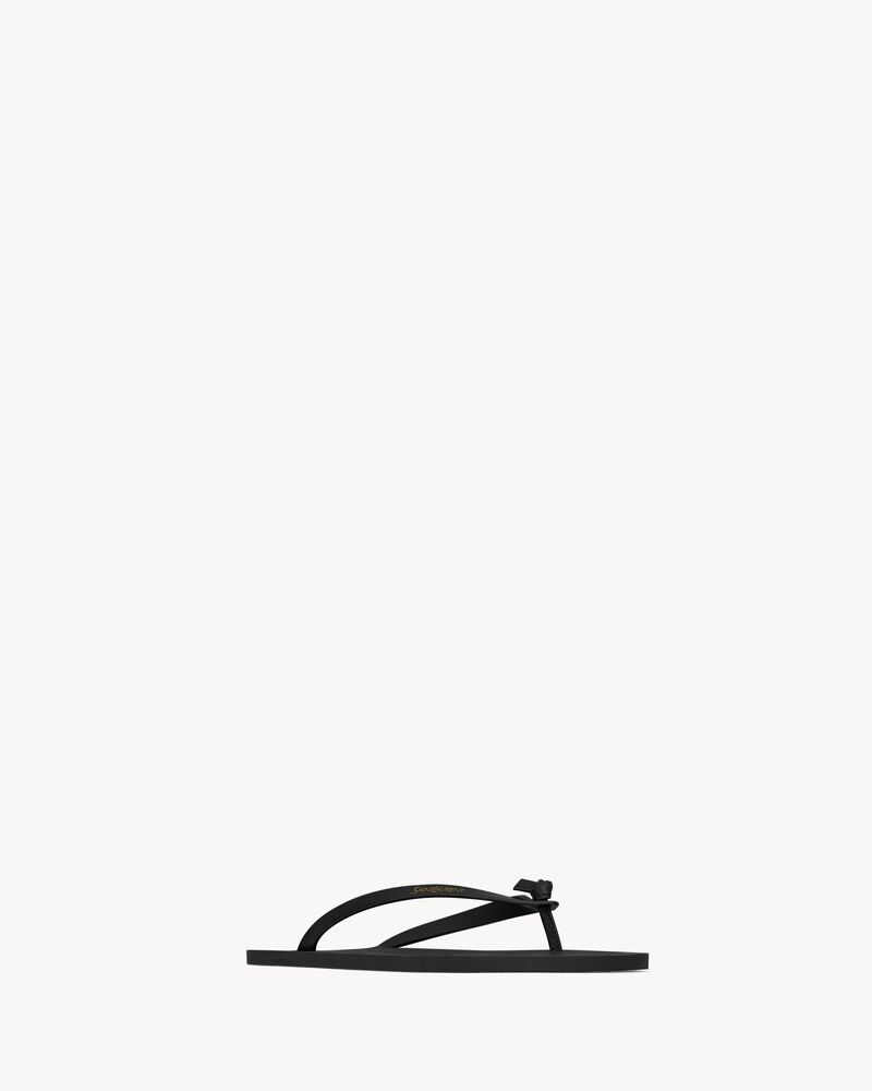 POOL flip-flops in smooth leather