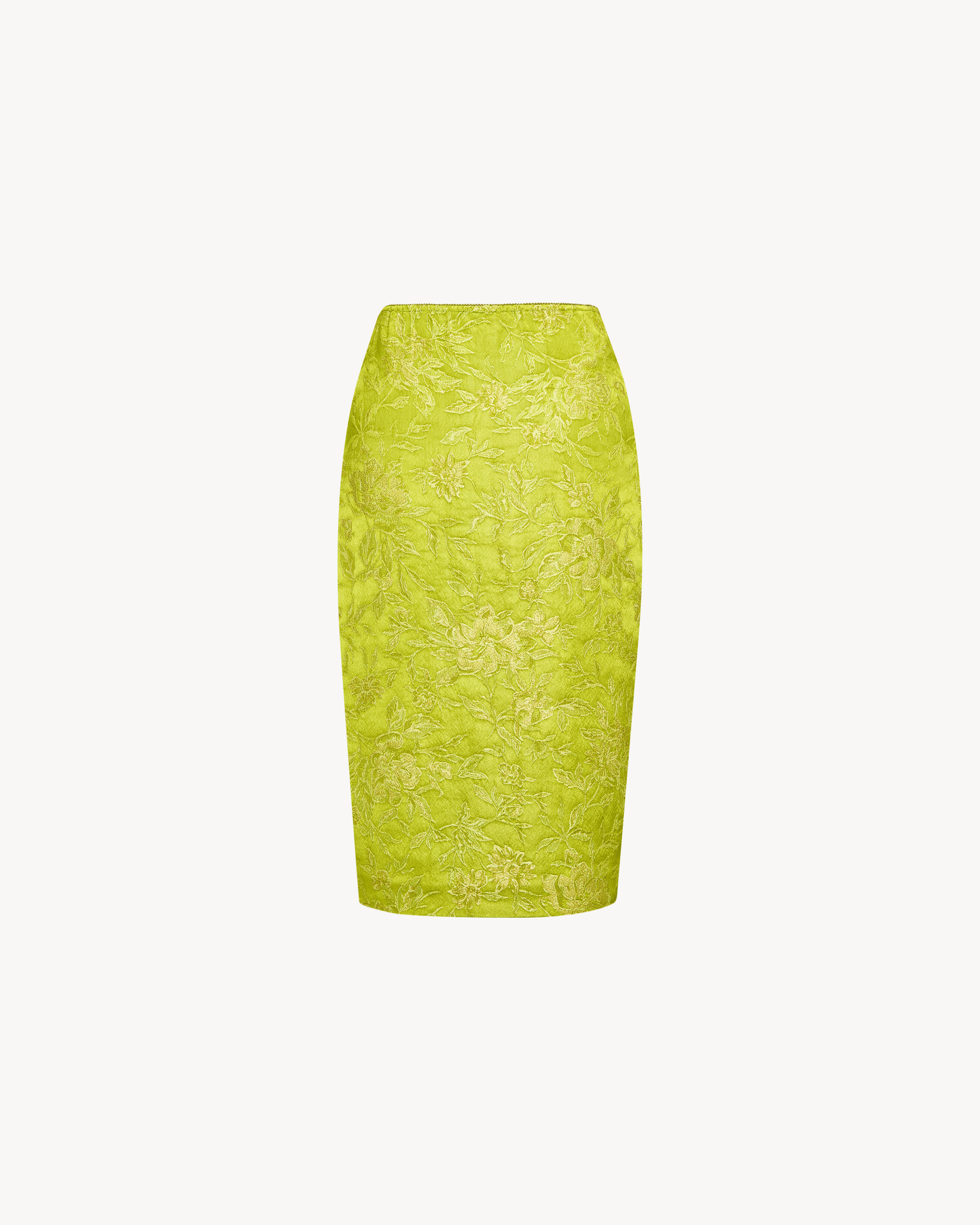 brocade midi skirt