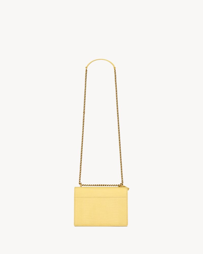 サンセット スモール（リザード） イエロー | Saint Laurent | YSL JP