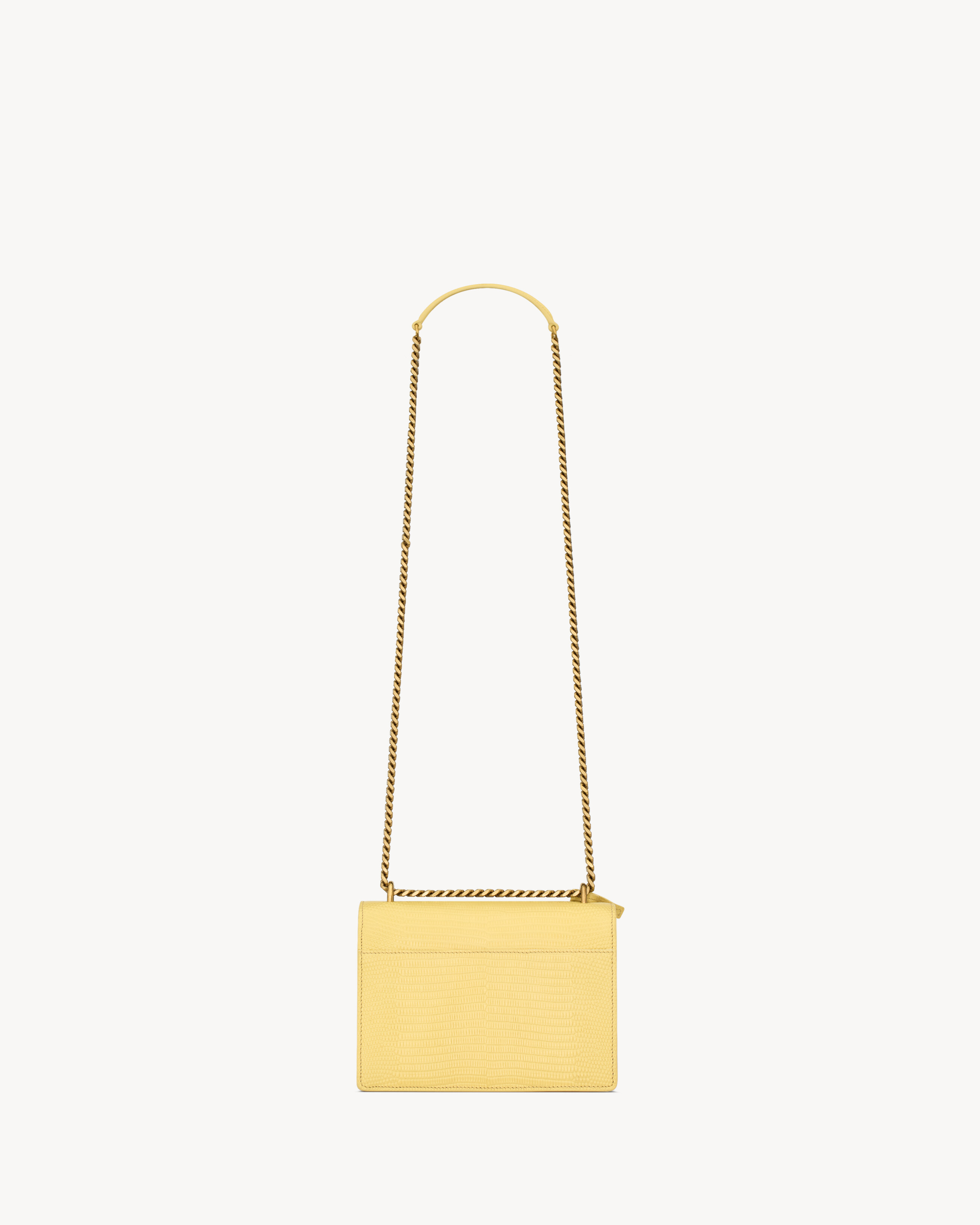 サンセット スモール（リザード） イエロー | Saint Laurent | YSL JA-JP