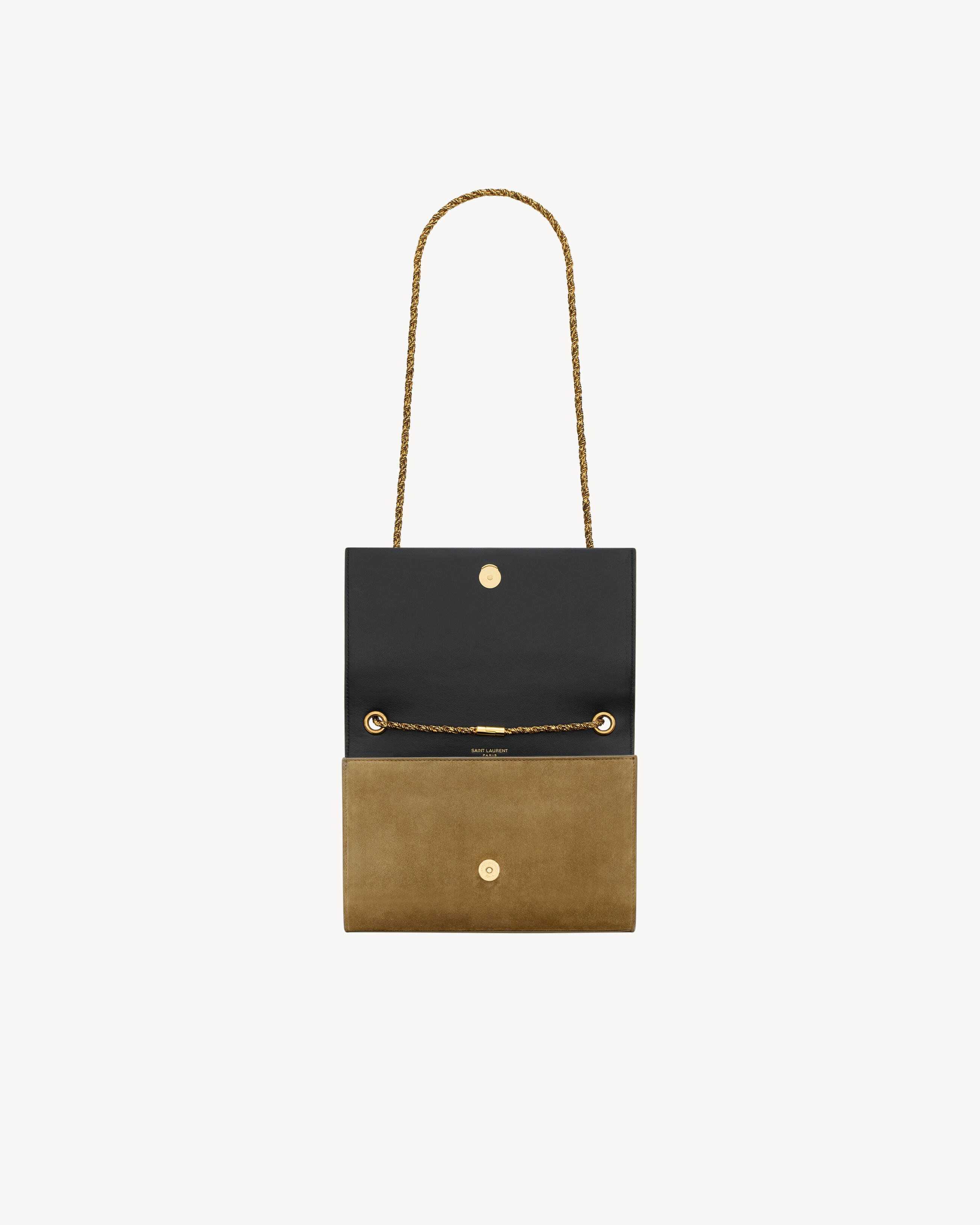 small KATE TASSEL BIJOUX in suede in Green | Saint Laurent | YSL TW