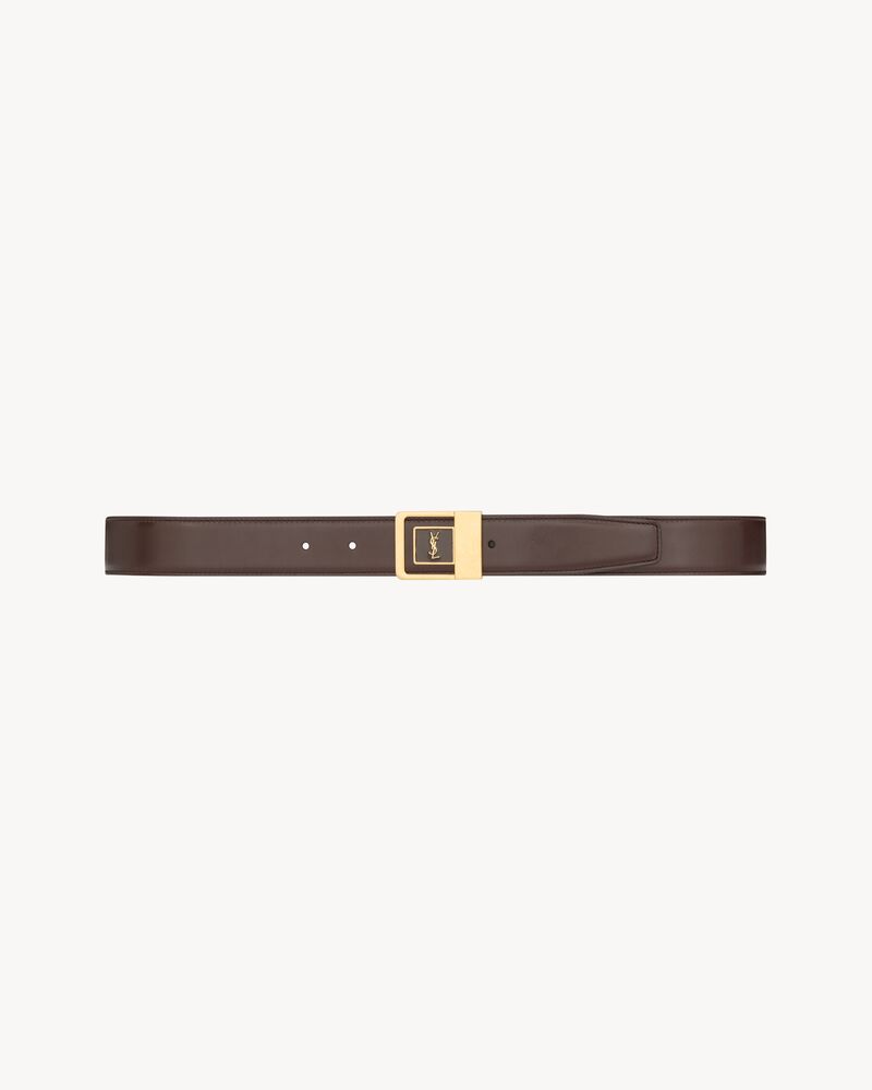 LA 66 belt in smooth leather