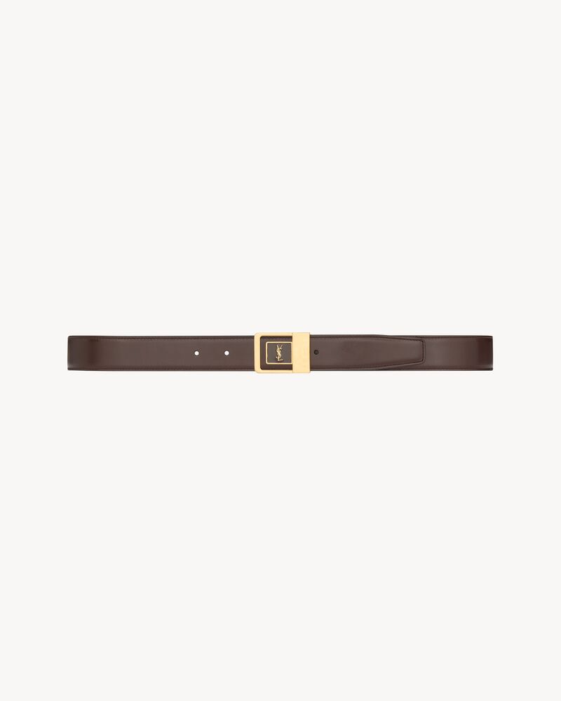 LA 66 belt in smooth leather