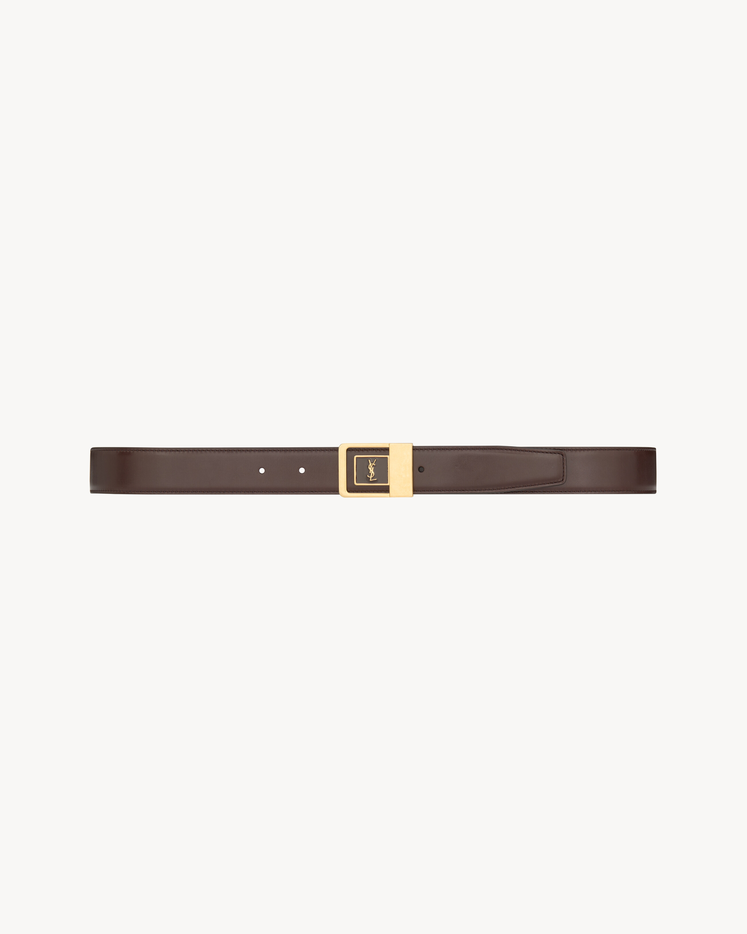 LA 66 belt in smooth leather
