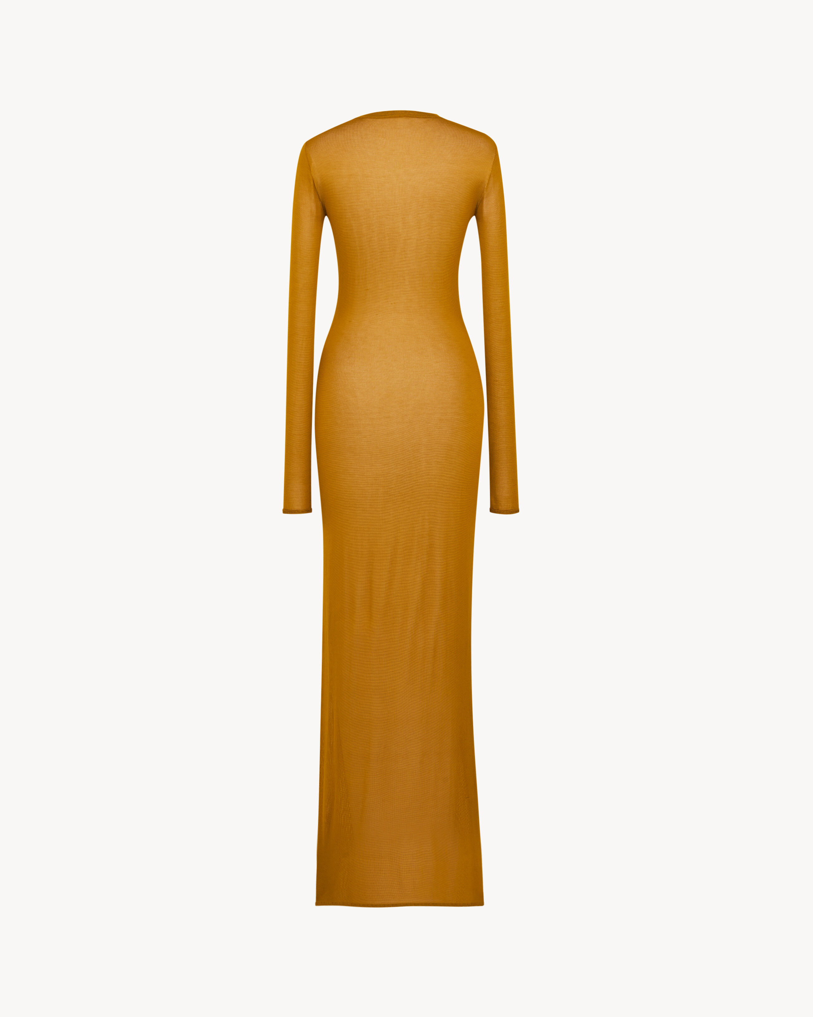 orange knit dress long sleeve Reiss McLaren F1 Team One-Sleeve Knit Dress in Papaya Orange