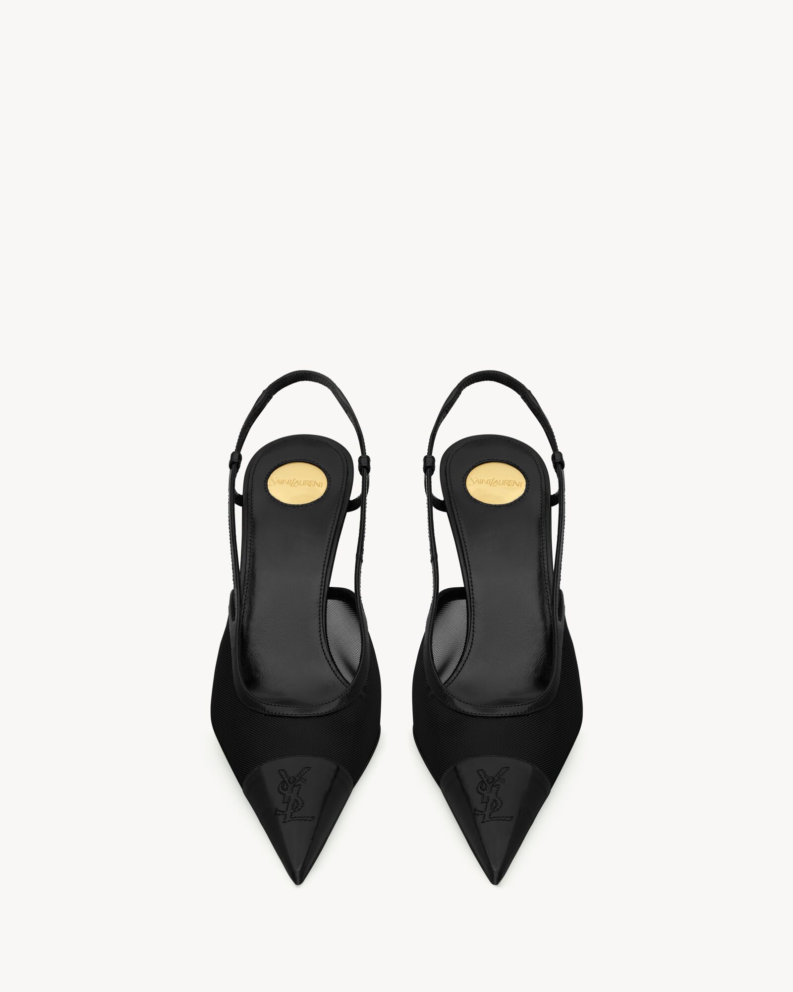 RENÉE slingback pumps in mesh — 869662AAGMC1000