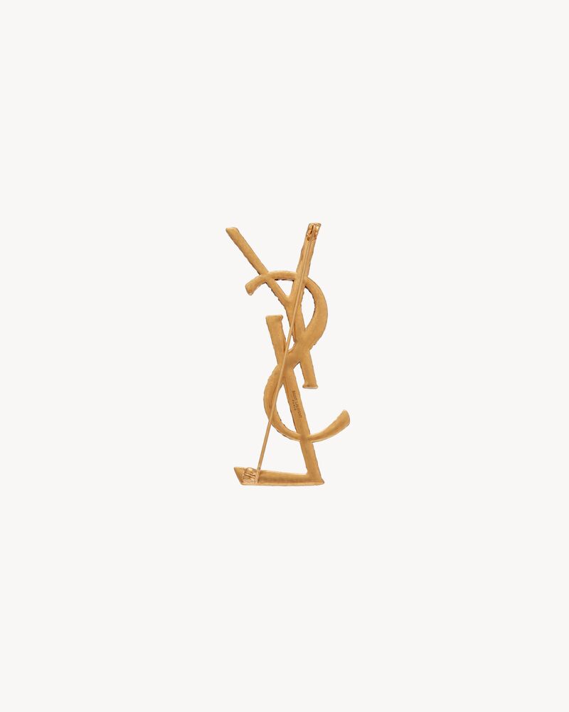 Cassandre YSL brooch in metal