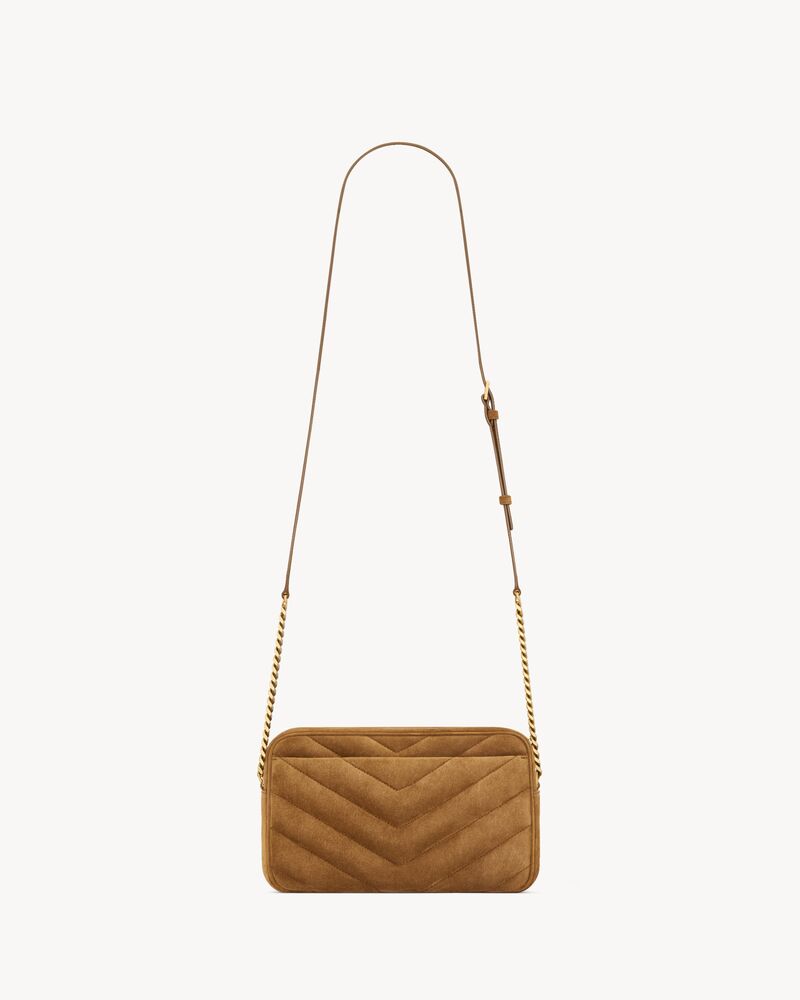 LOULOU camera bag in MATELASSÉ suede
