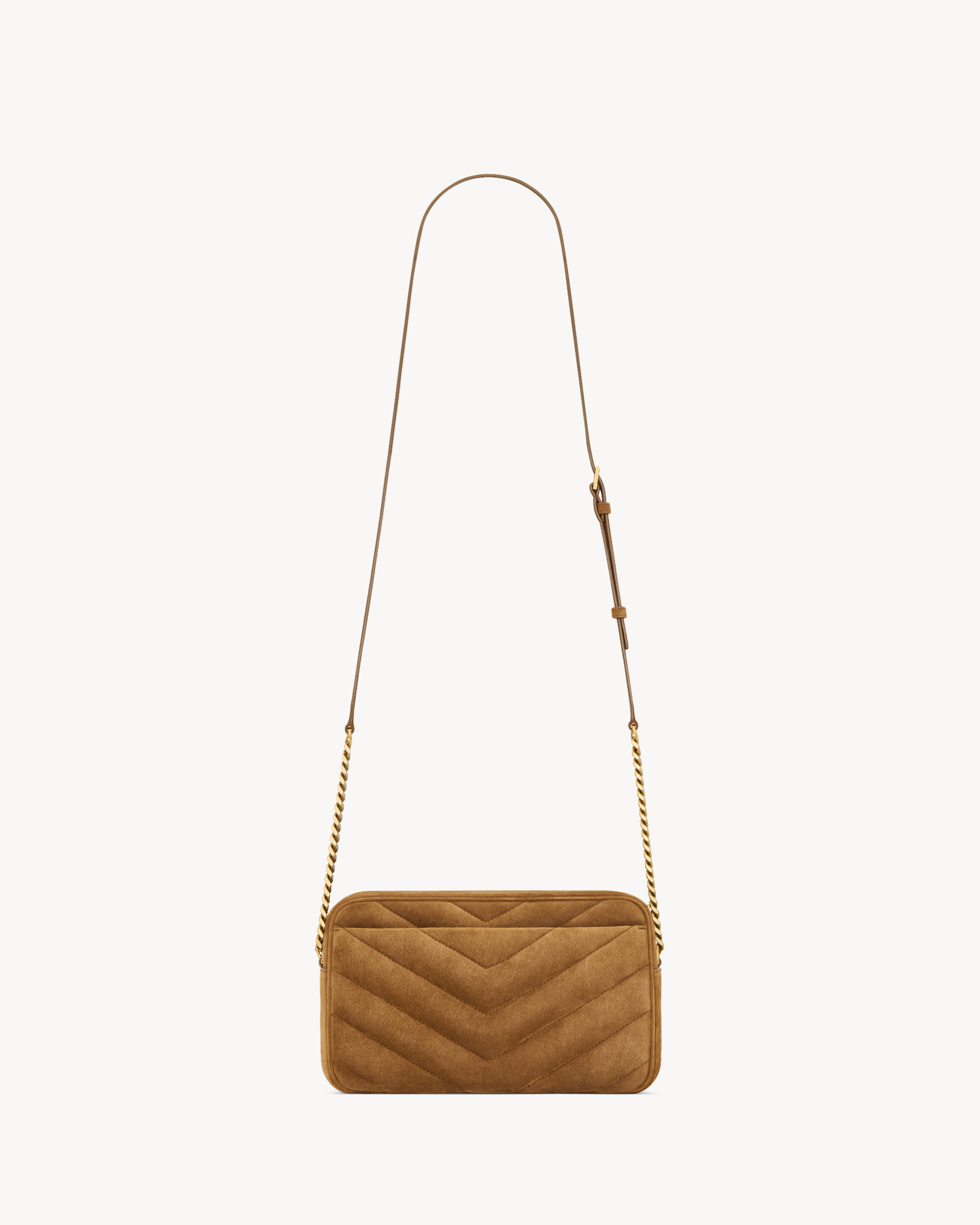 LOULOU camera bag in MATELASSÉ suede