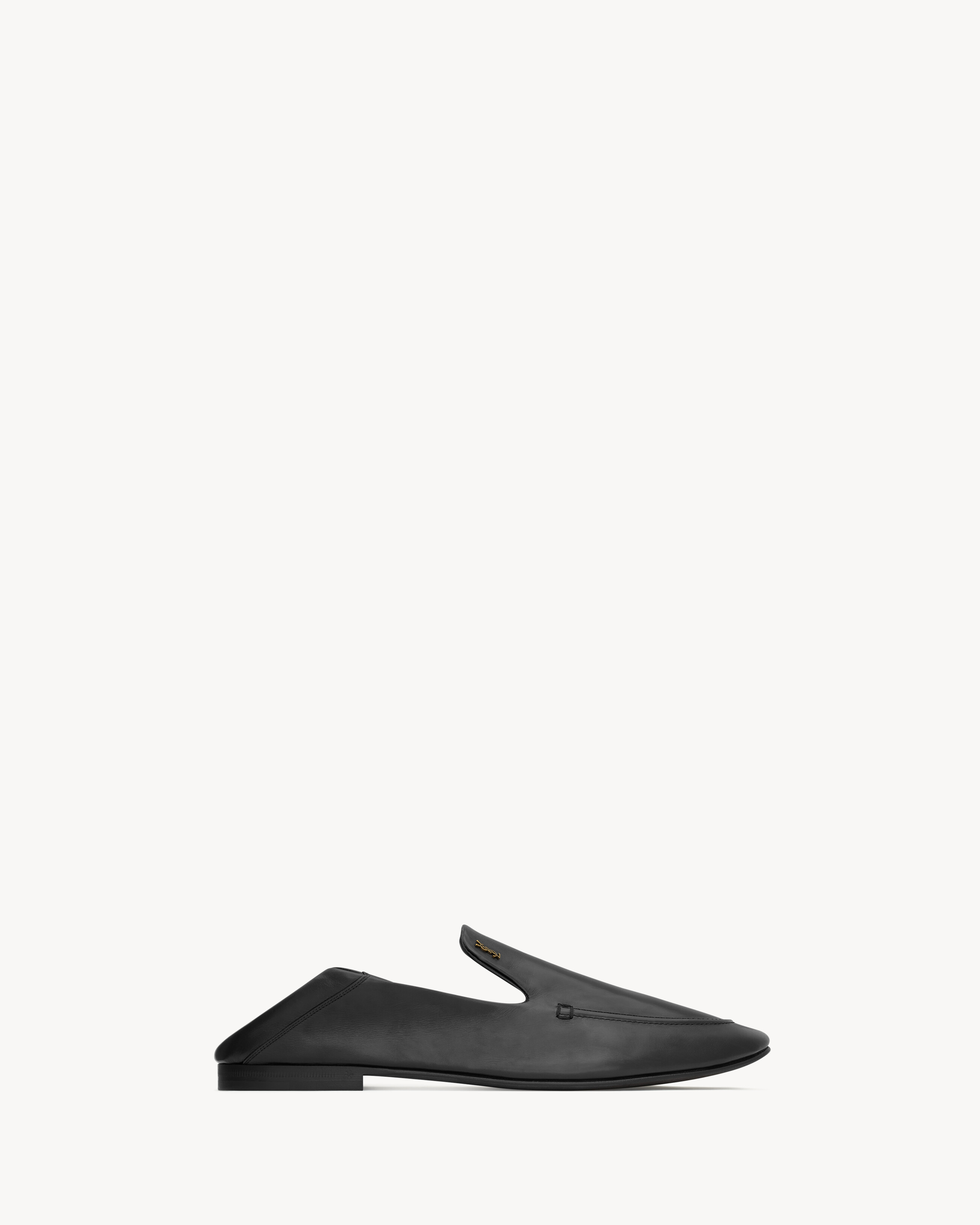 Slippers-mocasines Alain de piel lisa