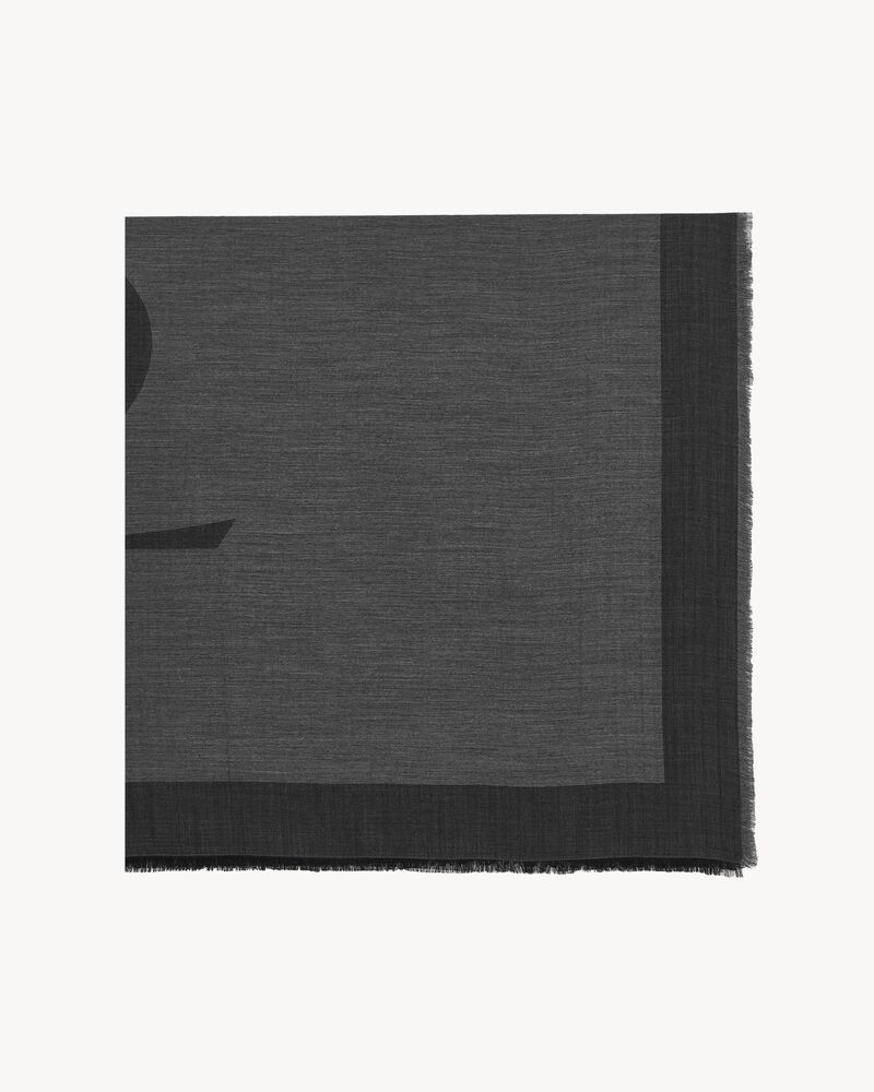 CASSANDRE square scarf in silk and cashmere