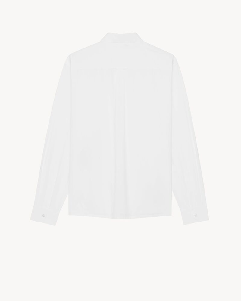 shirt in silk poplin