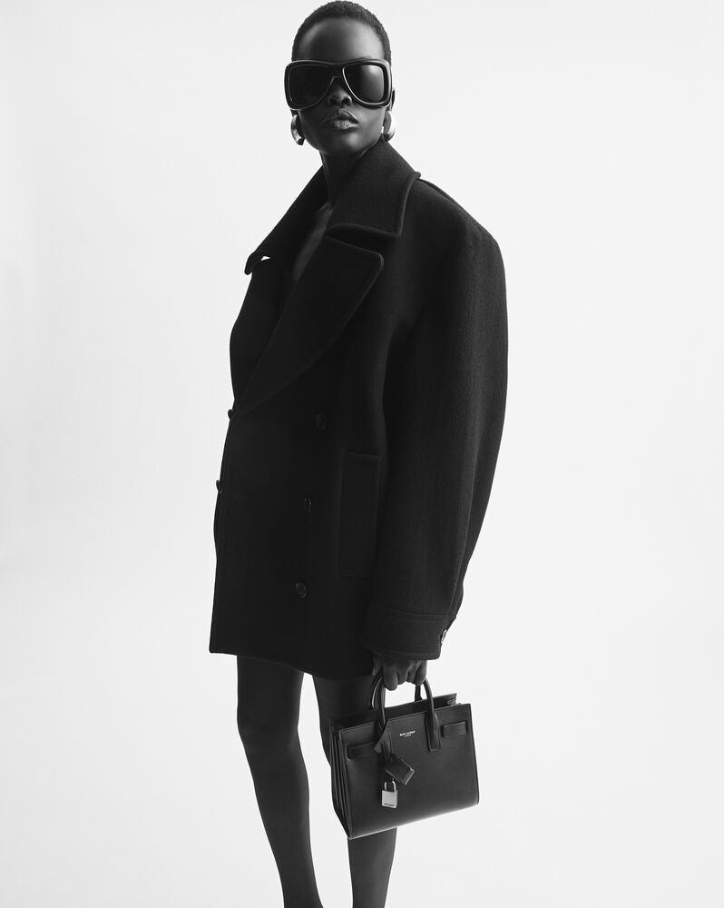 SAC DE JOUR EN CUIR EMBOSSÉ CROCODILE - NANO