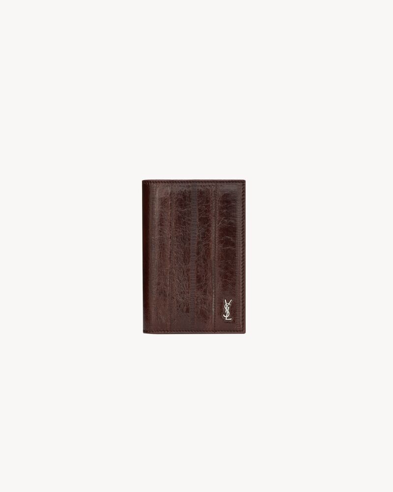 TINY CASSANDRE credit card wallet in hagfish