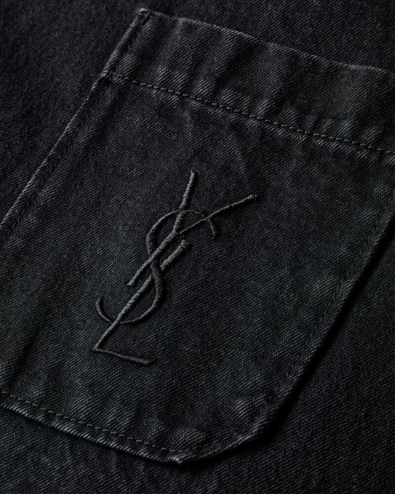CASSANDRE overshirt in cotton linen gabardine
