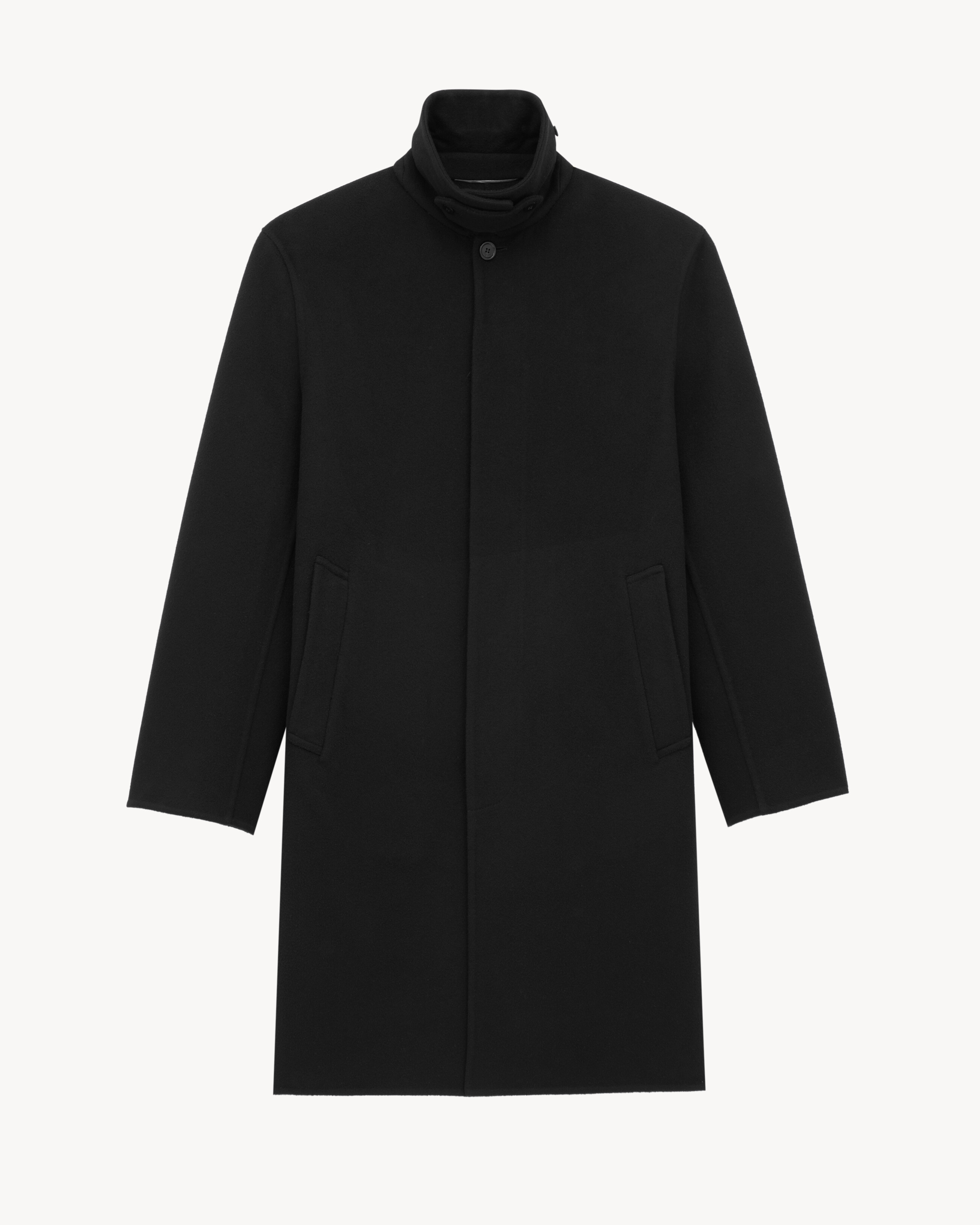 Manteau en laine double-face