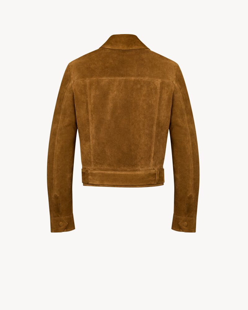  jacket in vintage split leather