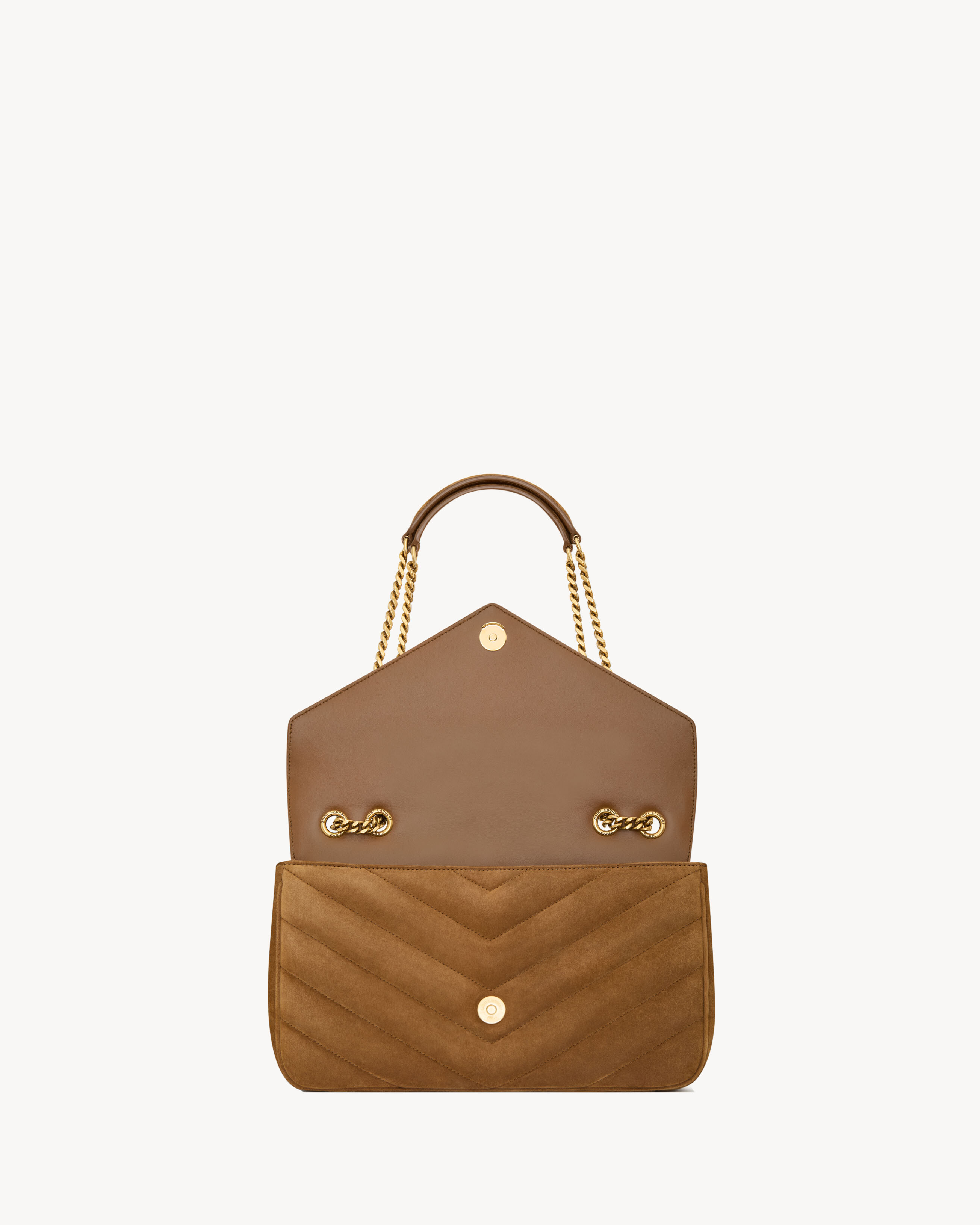 LOULOU medium in MATELASSÉ suede
