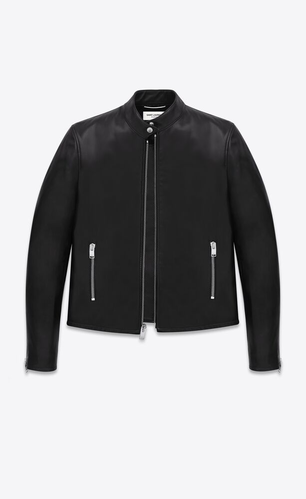 racing jacket in leather