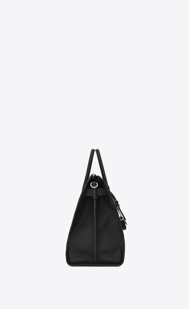 Saint Laurent Sac de Jour Souple Small Model Shoulder Bag in Black