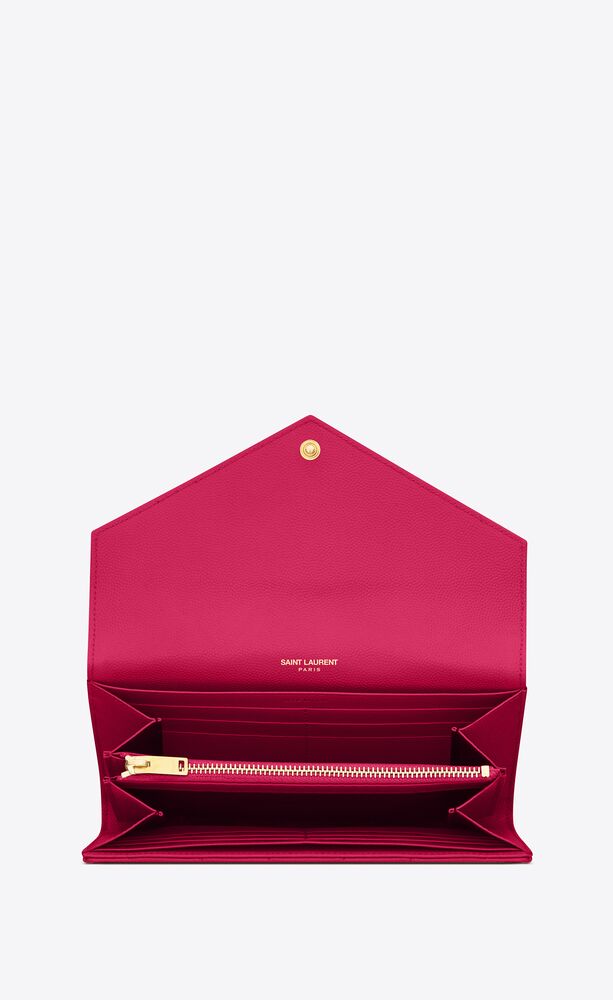 ysl fuchsia wallet