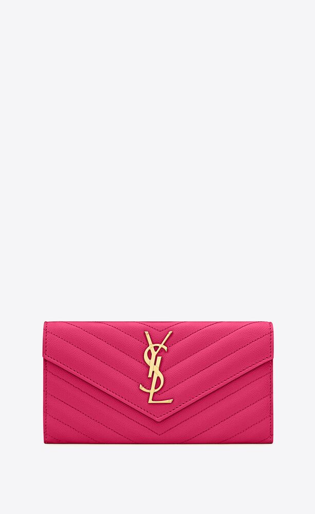 saint laurent flap wallet