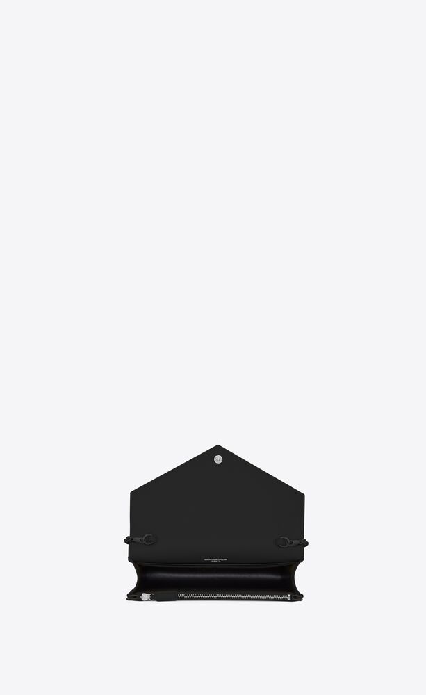 saint laurent monogram leather chain wallet