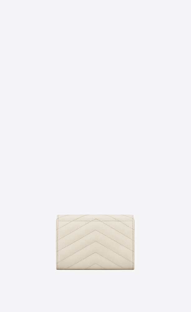 small quilted leather envelope wallet