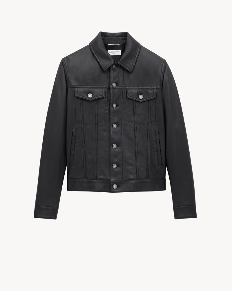 Lambskin denim Jacket