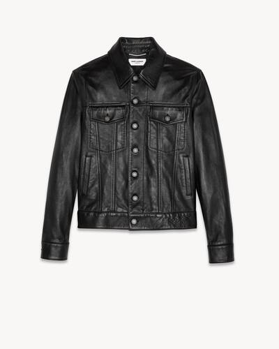 Saint laurent python on sale jacket