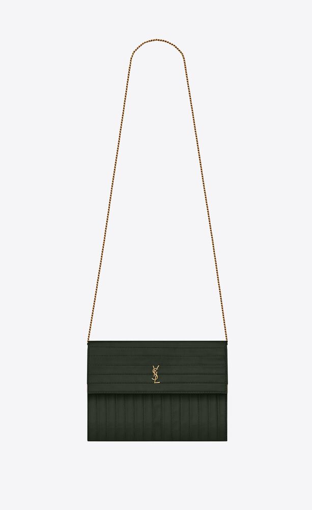 victoire chain bag in crinkled leather