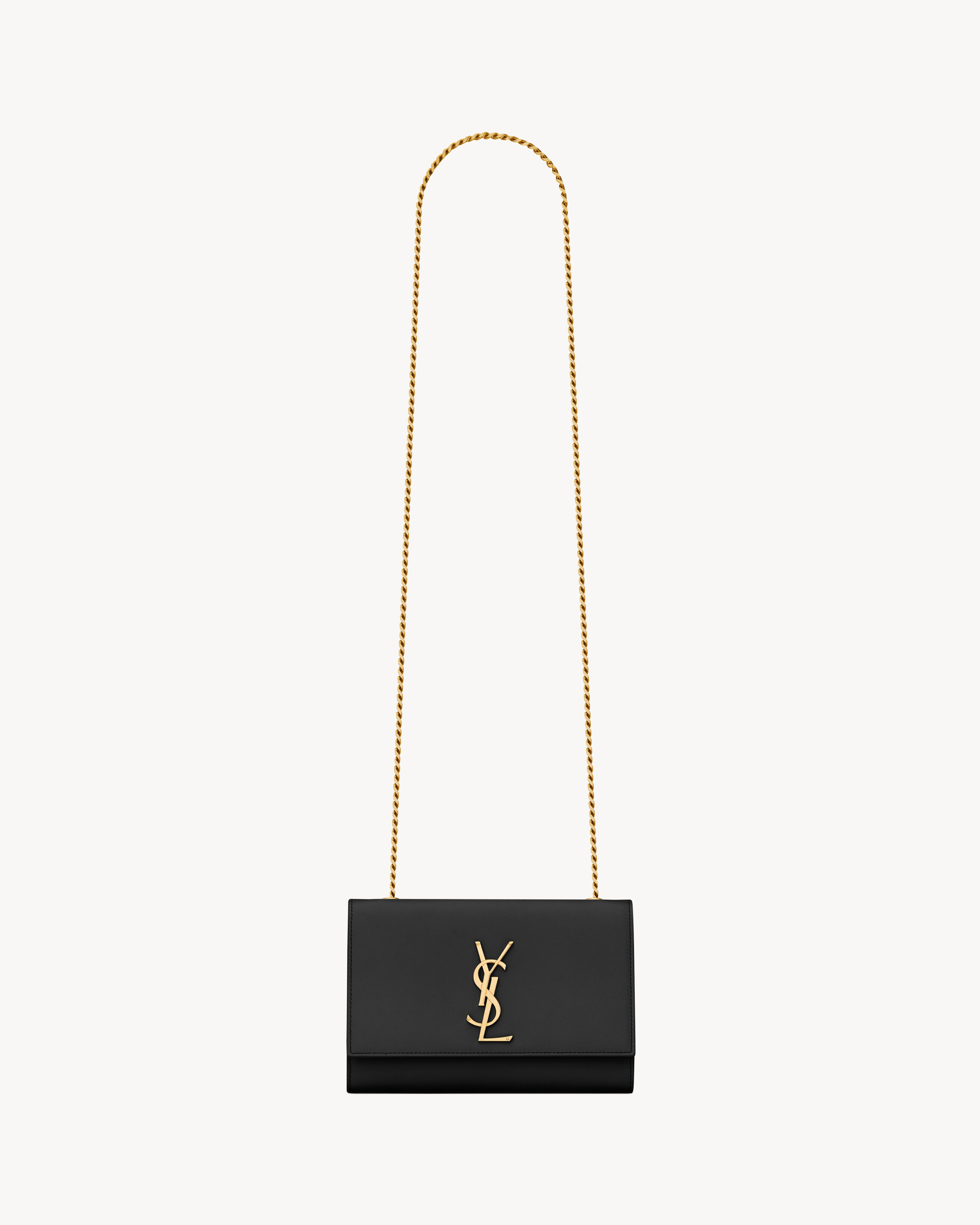 Saint Laurent Grain de Poudre Monogram Kate Small Crossbody Bag