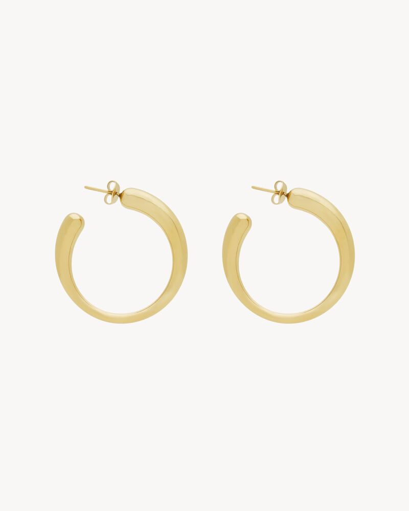 Ysl hoop earrings Clearance