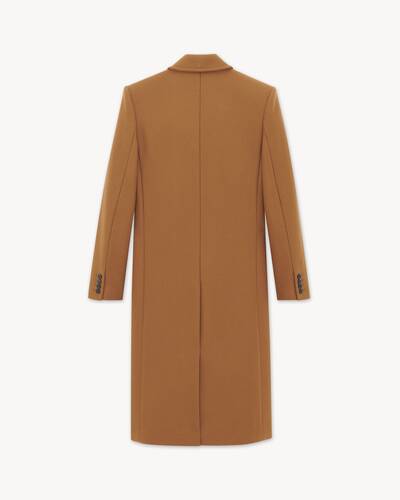 Long coat in wool, Saint Laurent