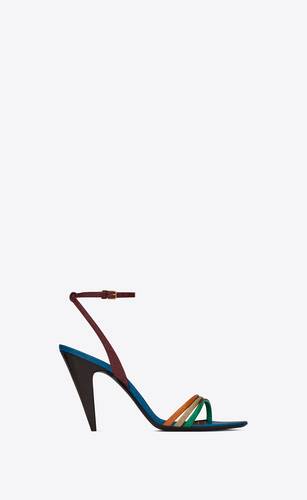 saint laurent strappy heels