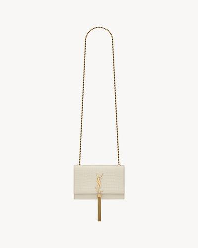 Ysl kate tassel croc embossed small Clearance