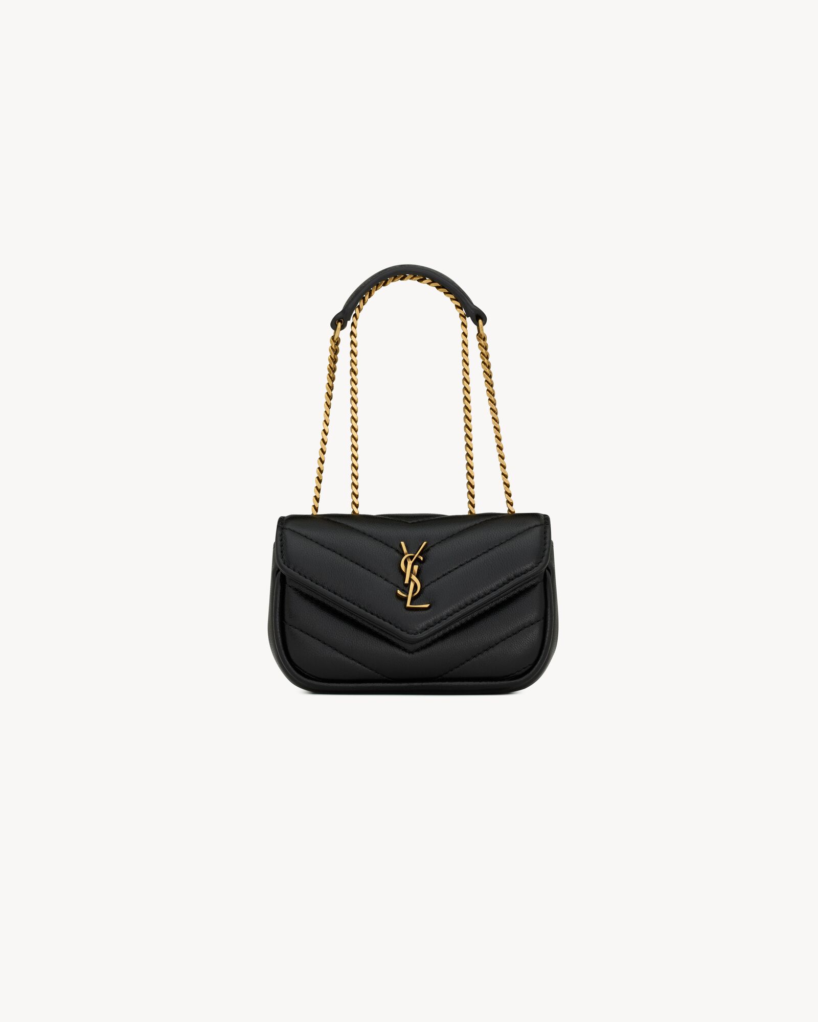 LOULOU micro bag in lambskin — 823962AAEAX1000