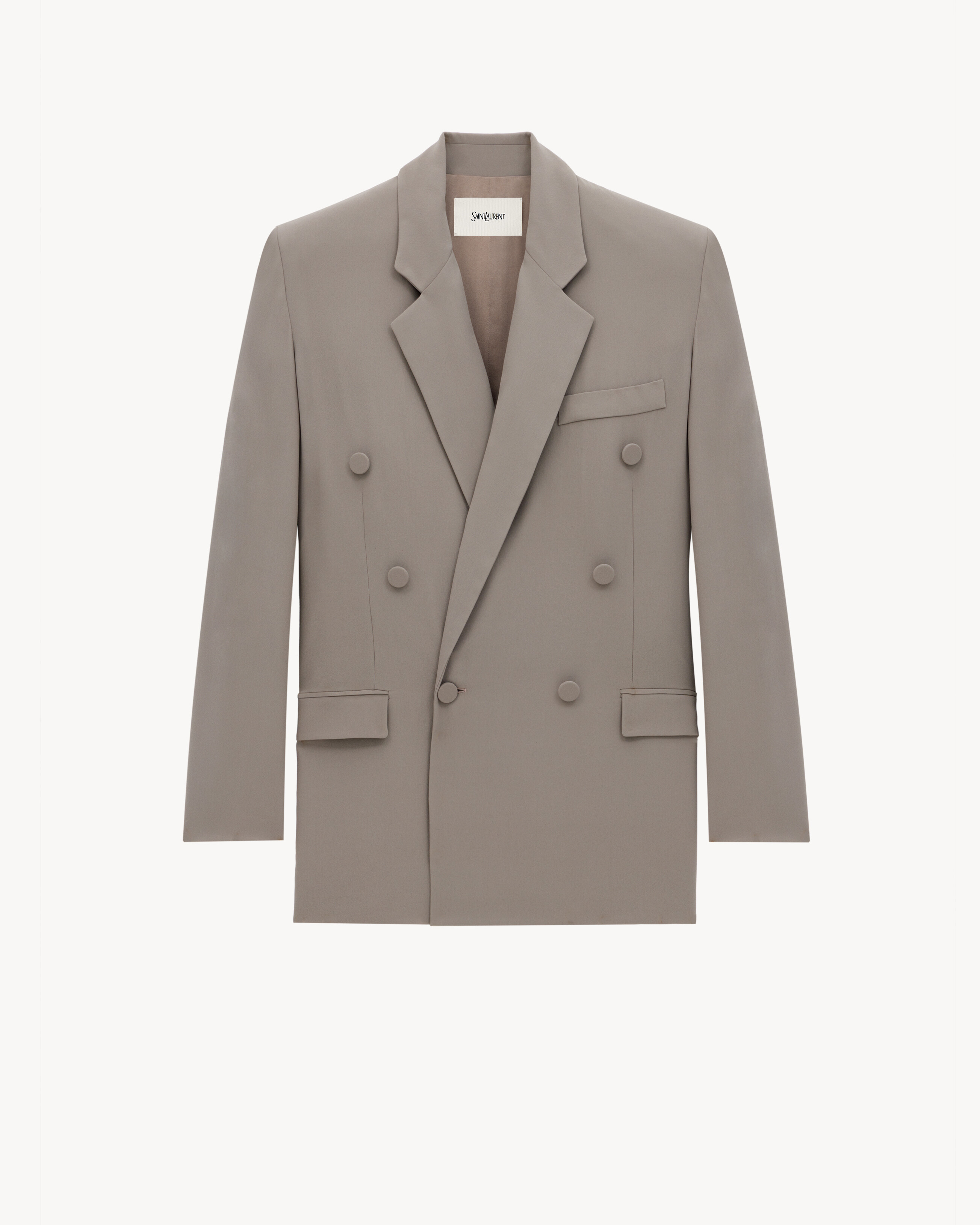 jacket in silk crepe