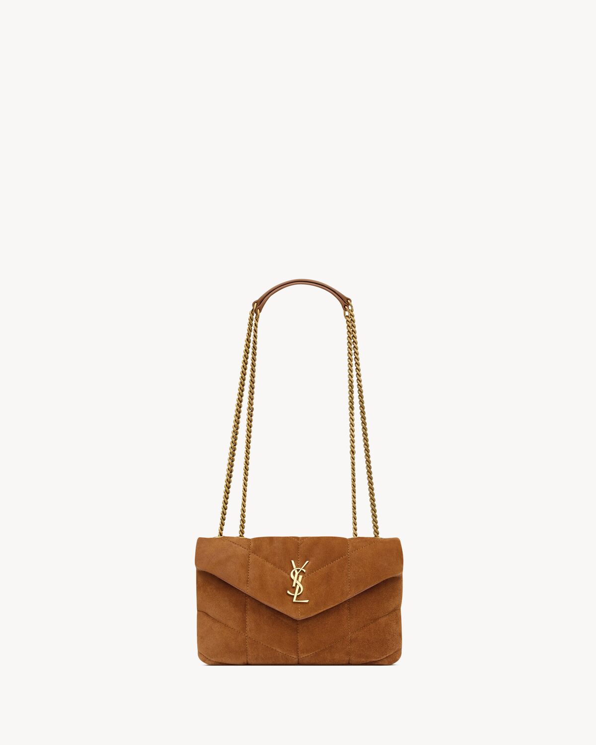 LOULOU TOY aus gestepptem Veloursleder Saint Laurent YSL