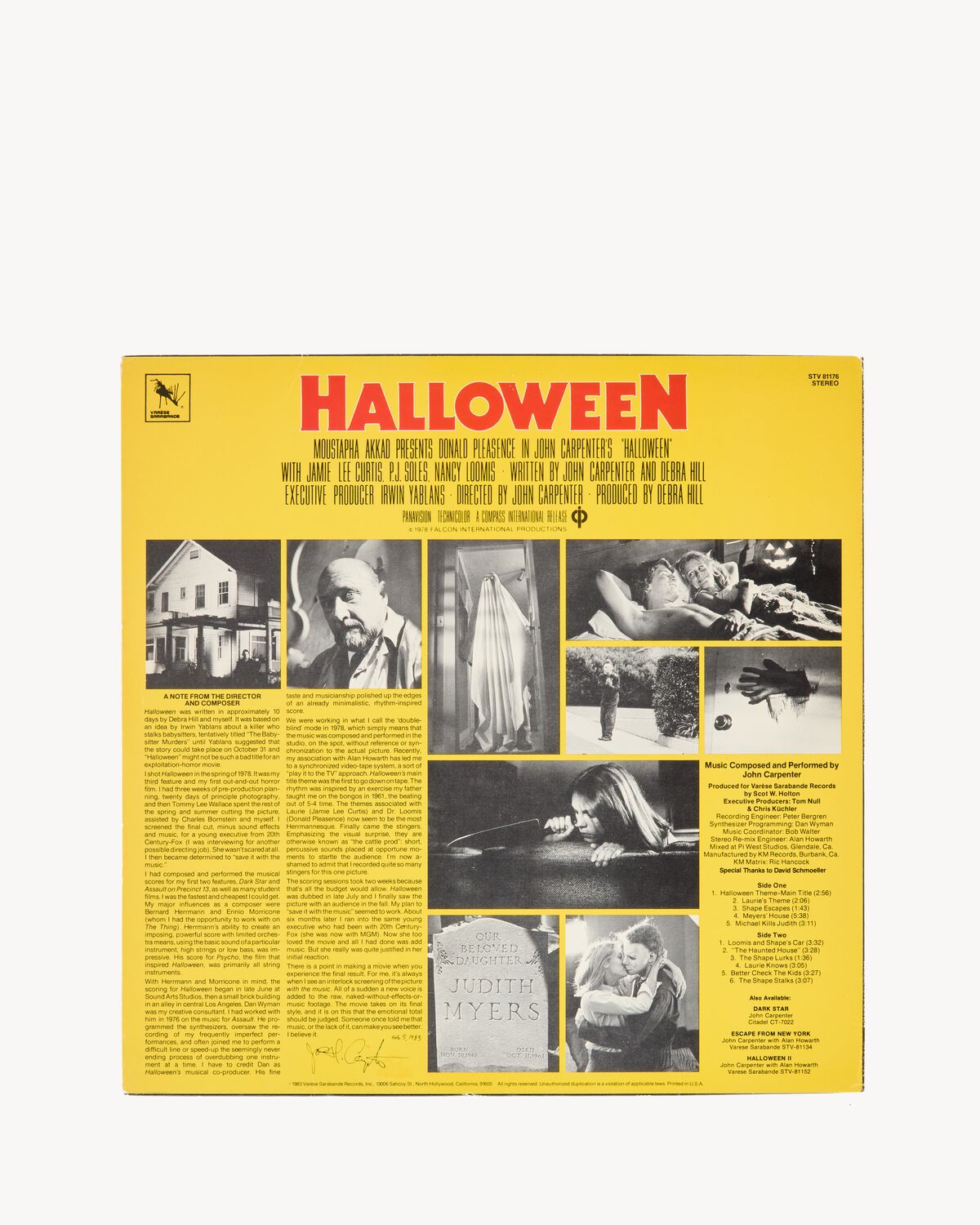 Halloween, John Carpenter