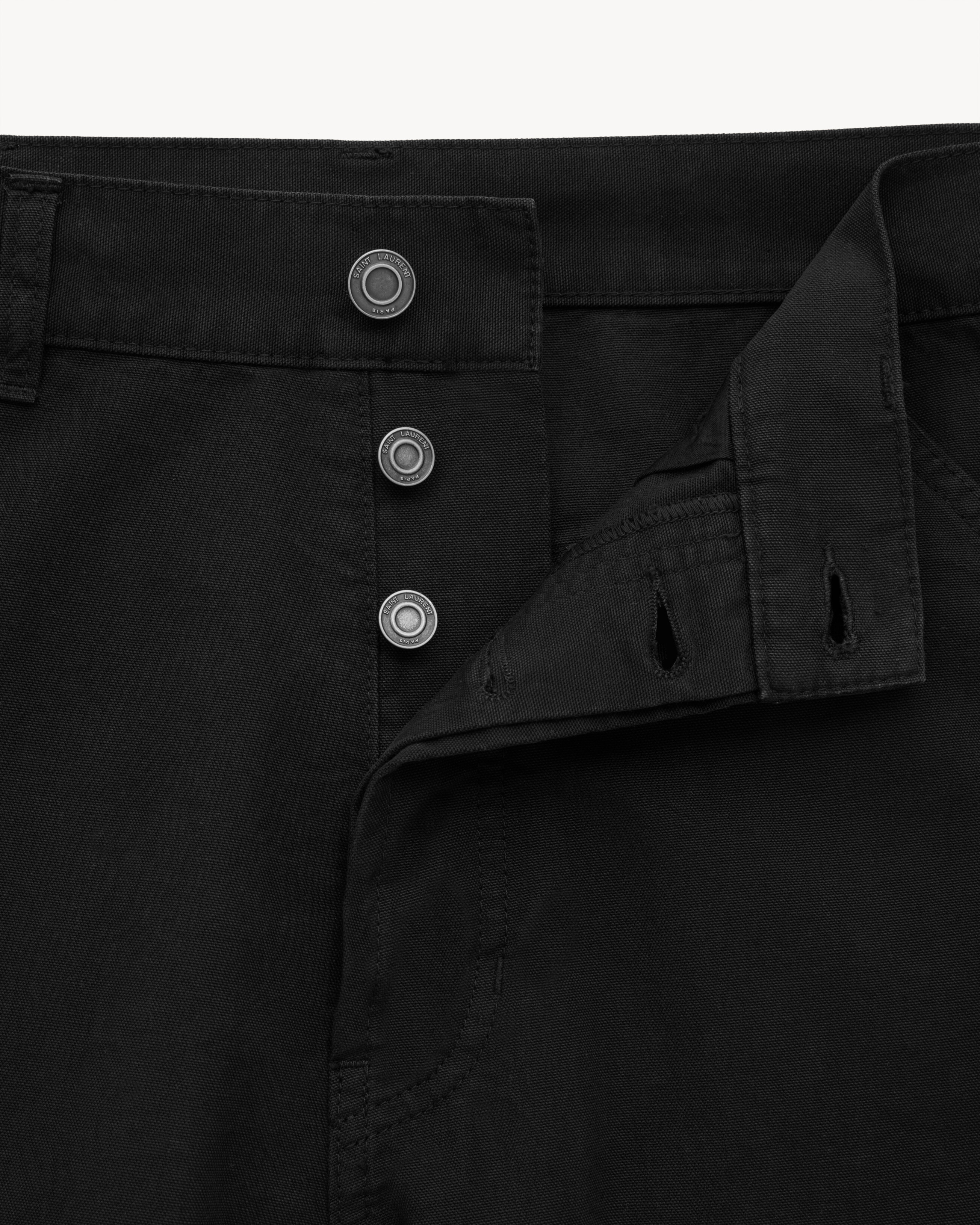 baggy bermuda shorts in cotton twill