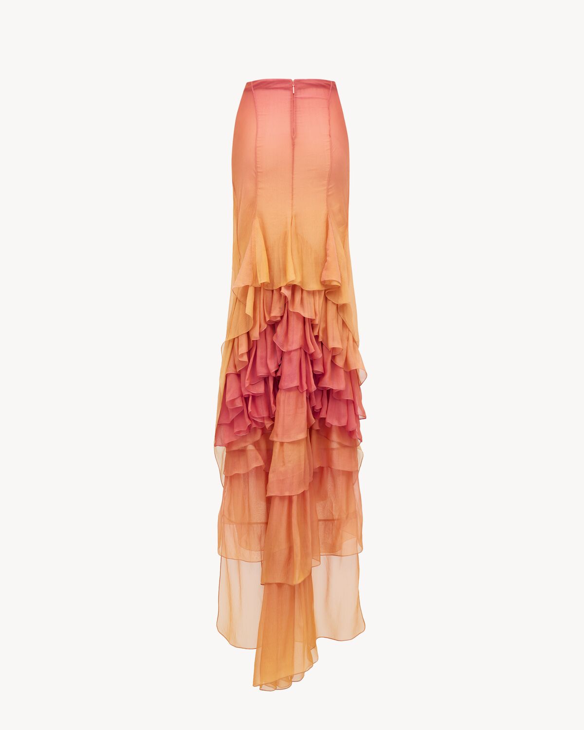 cascade skirt in silk muslin